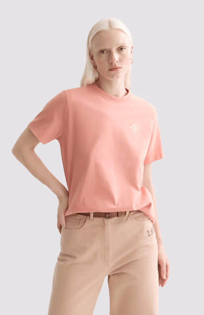 Regular fit T-shirt with chest artwork