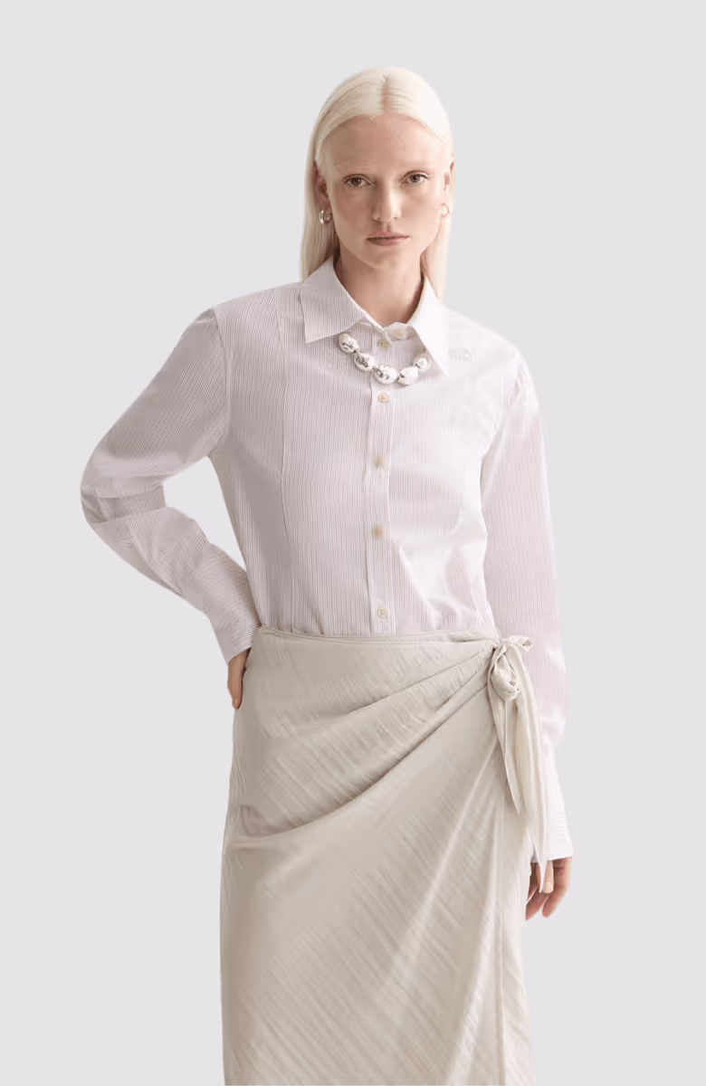Regular fit poplin shirt