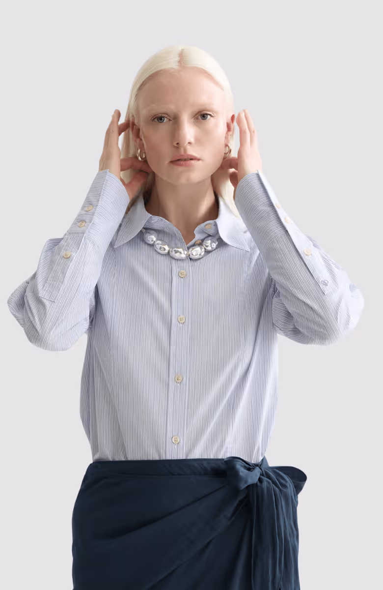 Regular fit poplin shirt