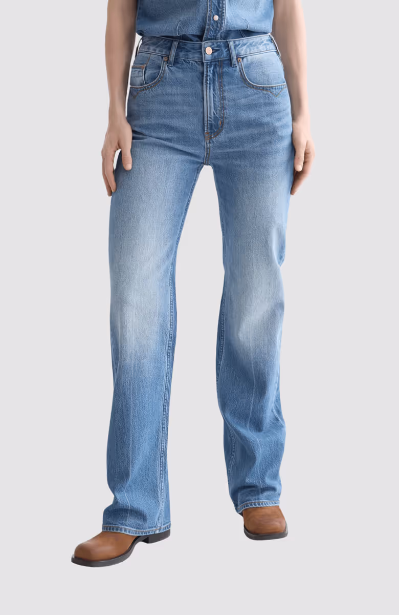 The Glow bootcut jeans — Texas Sun