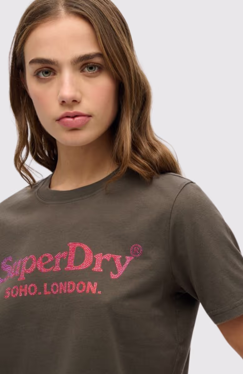 VENUE METALLIC RELAXED TEE