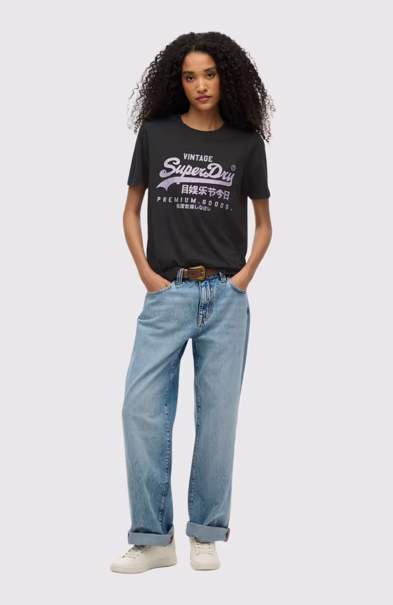 Vl Metallic Relaxed Tee