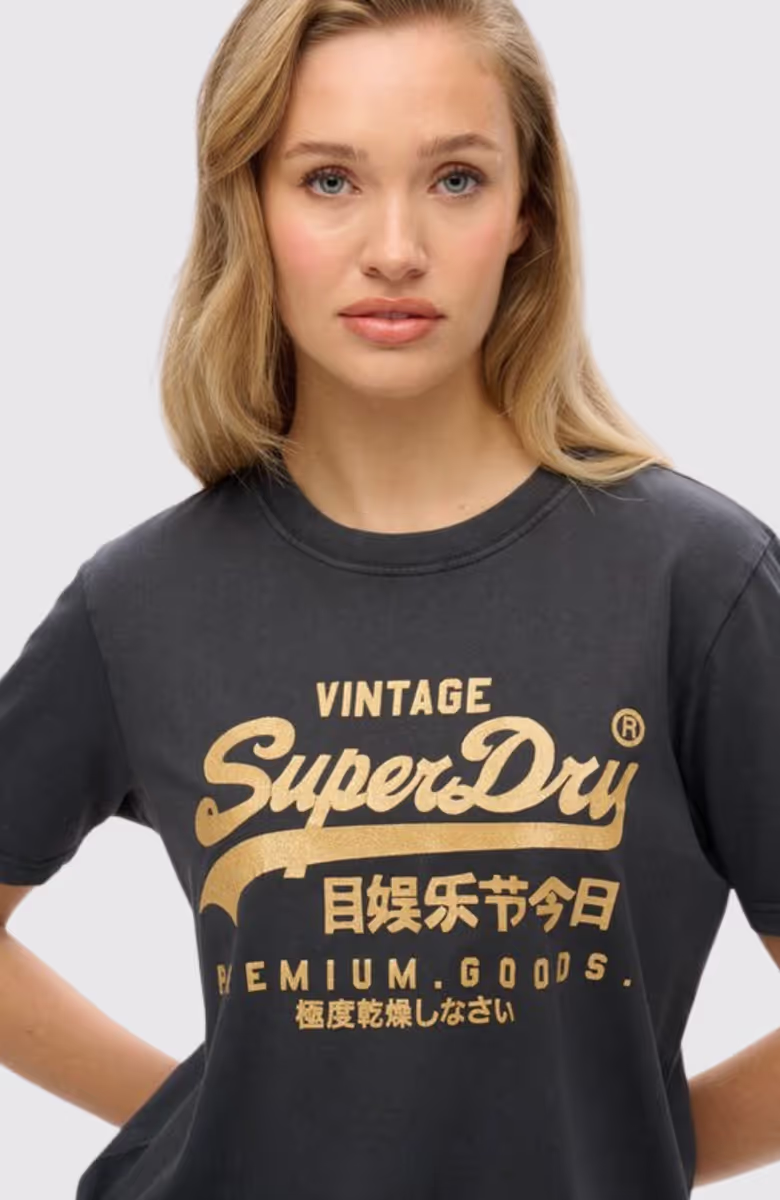 VL METALLIC RELAXED TEE