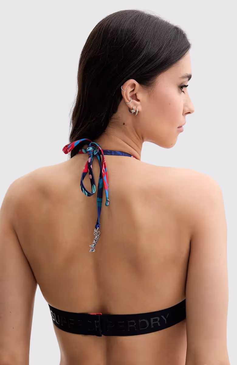 Logo Triangle Bikini Top