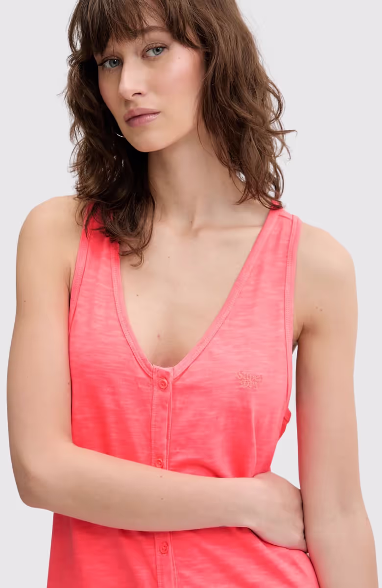 Beach Jersey Vest Midi Dress
