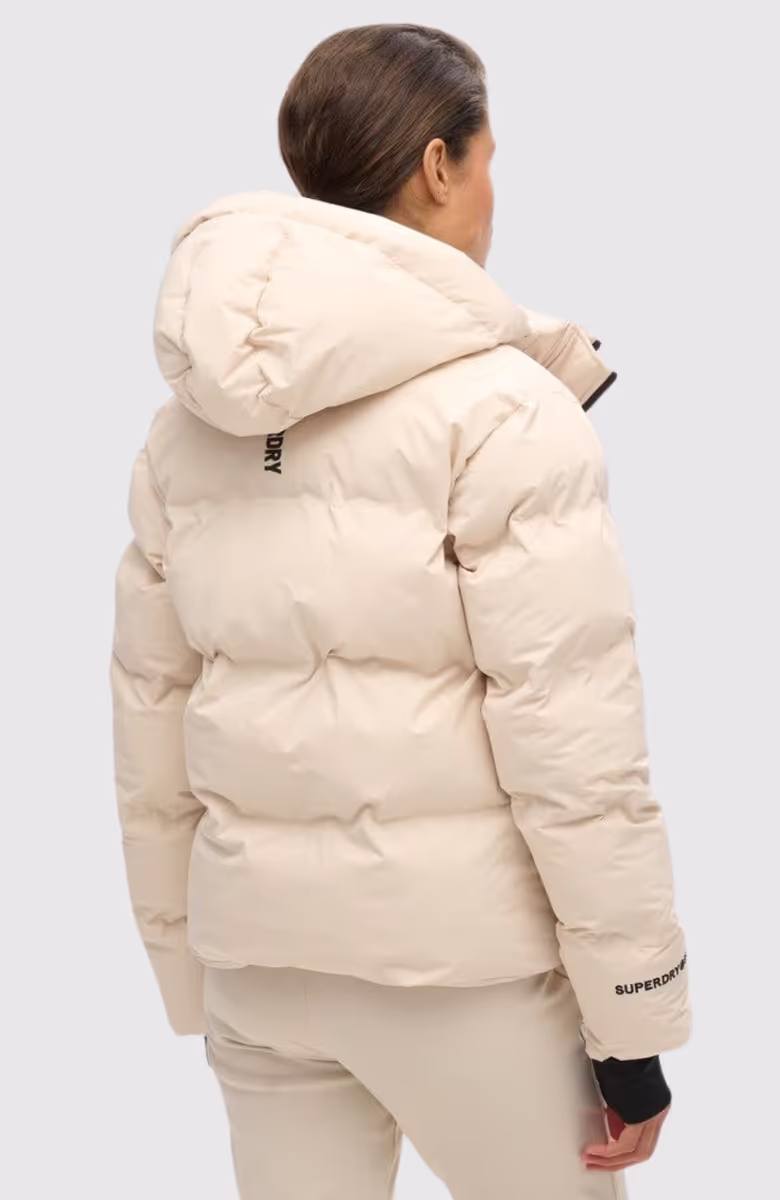 Hooded Ski Boxy Puffer Jacket