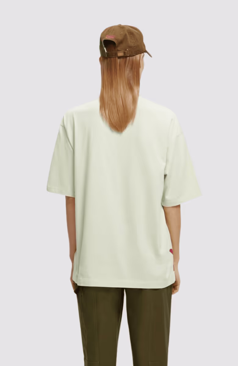 Printed oversized-fit T-shirt in Organic Cotton