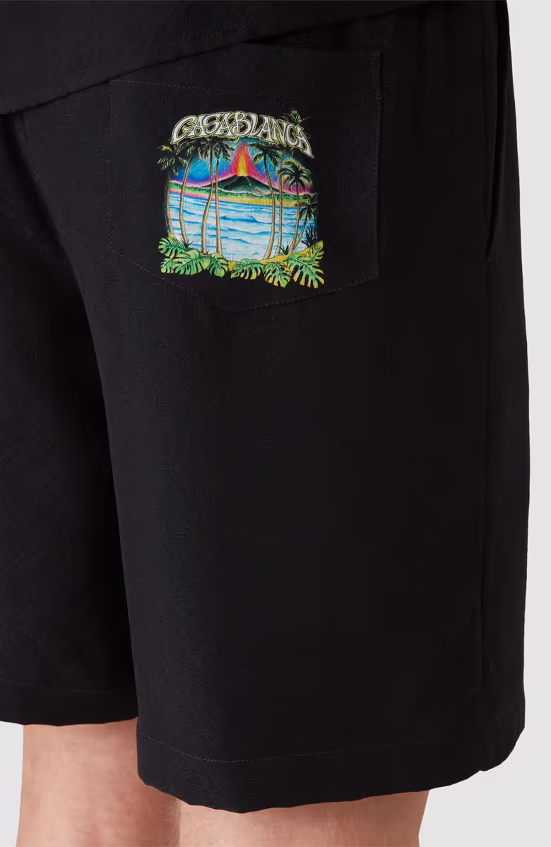 Volcano Silk Shorts