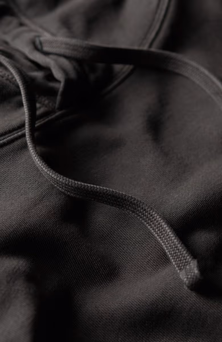 Contrast Stitch Relaxed Hoodie