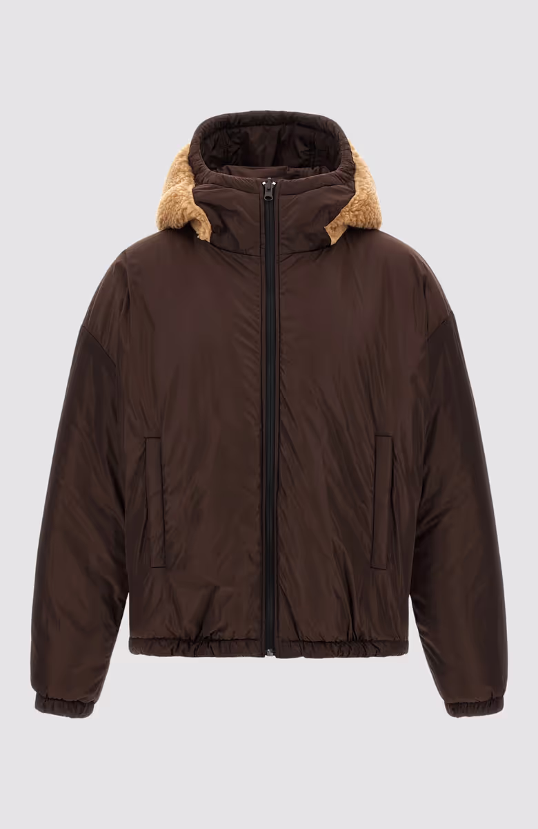 Reversible Hooded Teddy Jacket