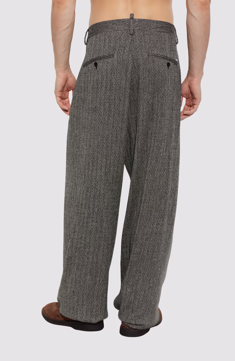 Easy Zoot Herringbone Pants