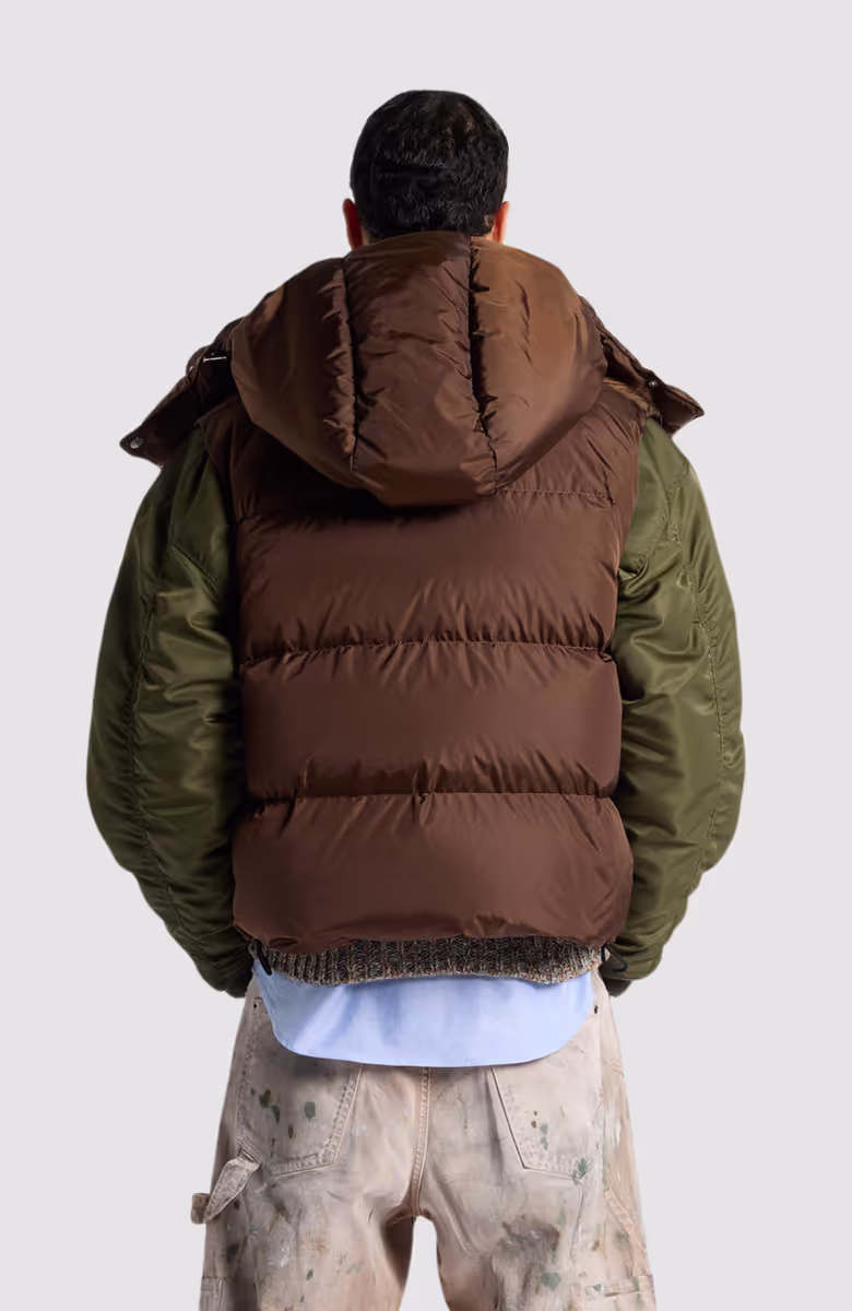 Hooded Down Vest