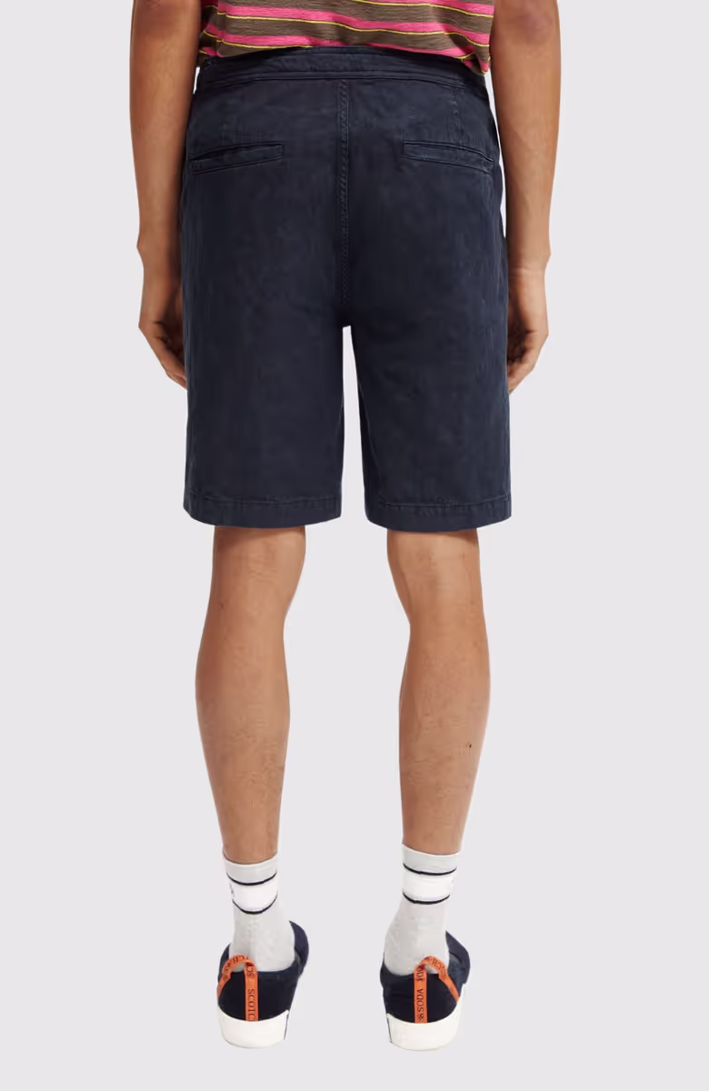 Fave - jacquard garment-dyed bermuda shorts