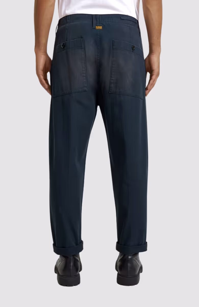 Pleated Chino Relaxed Tapered