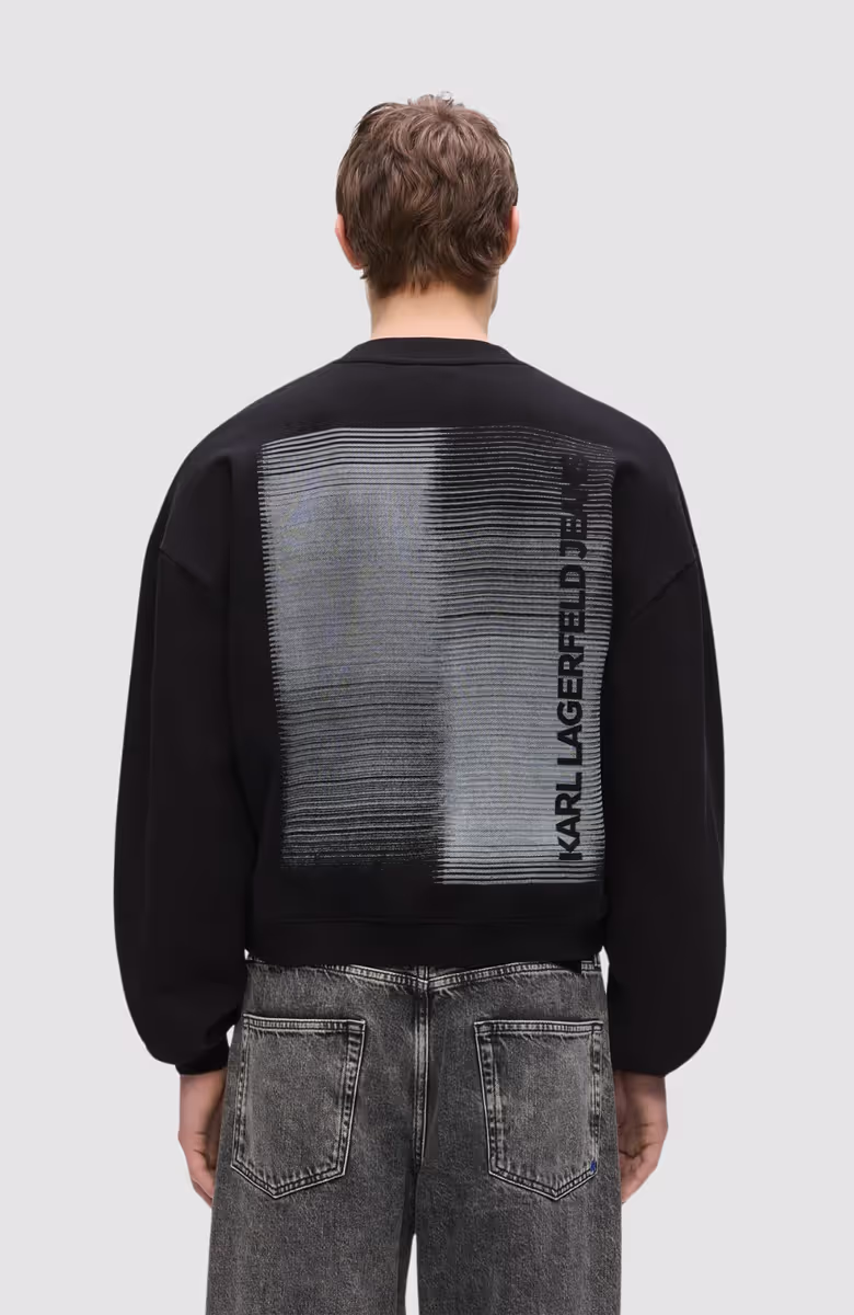 KLJ Boxy Gradient Logo Sweat