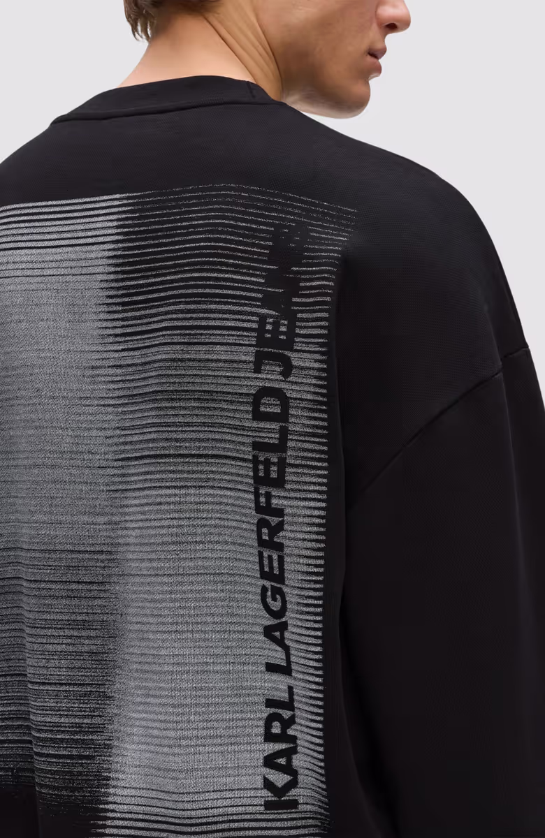 KLJ Boxy Gradient Logo Sweat