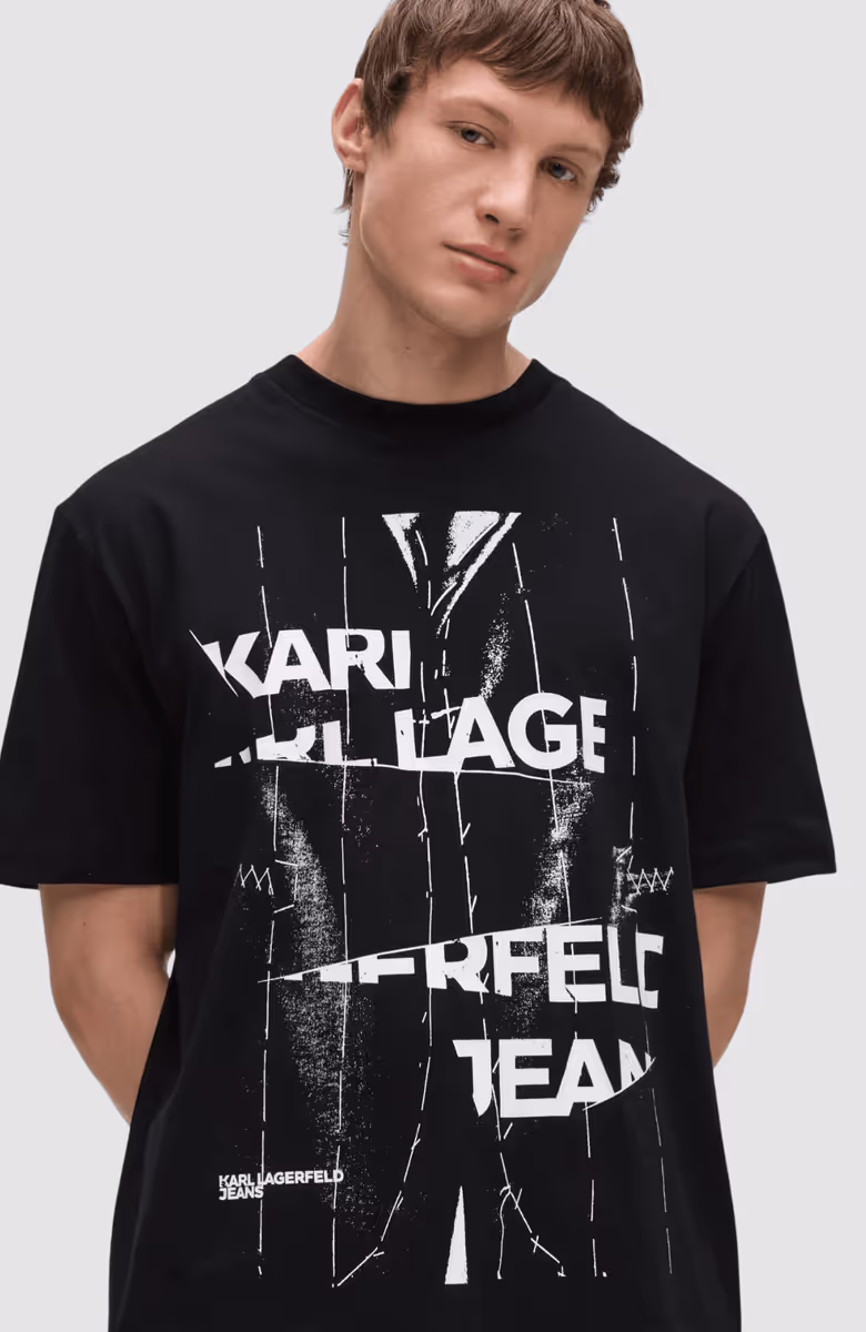 KLJ Relaxed Pinstripe Tee