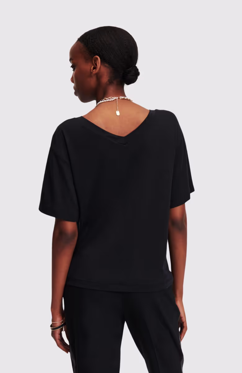 Karl Signature V-Neck T-Shirt