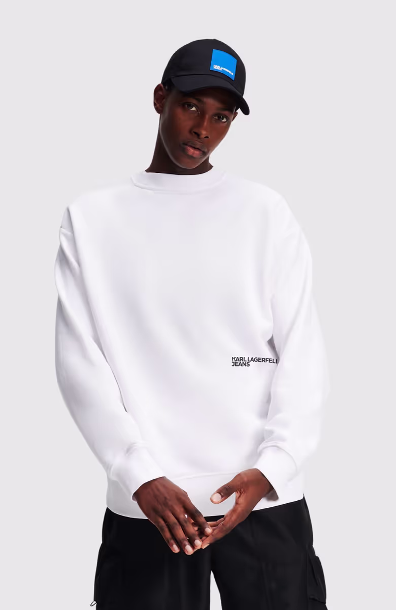 KLJ Regular 3D Monogram Sweat