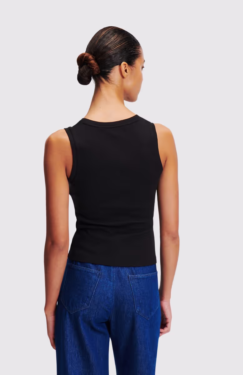 Logo Rib Tank Top