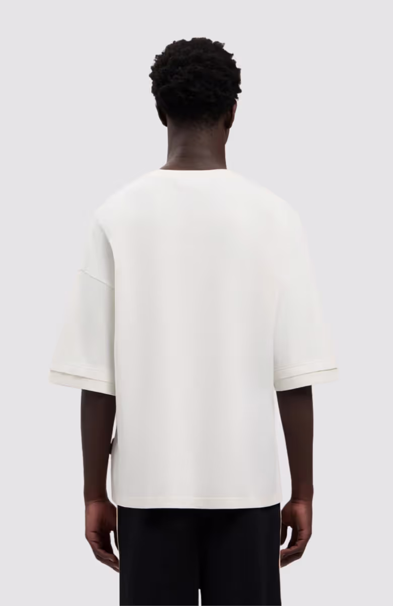 Curved Logo Loose Double Tee