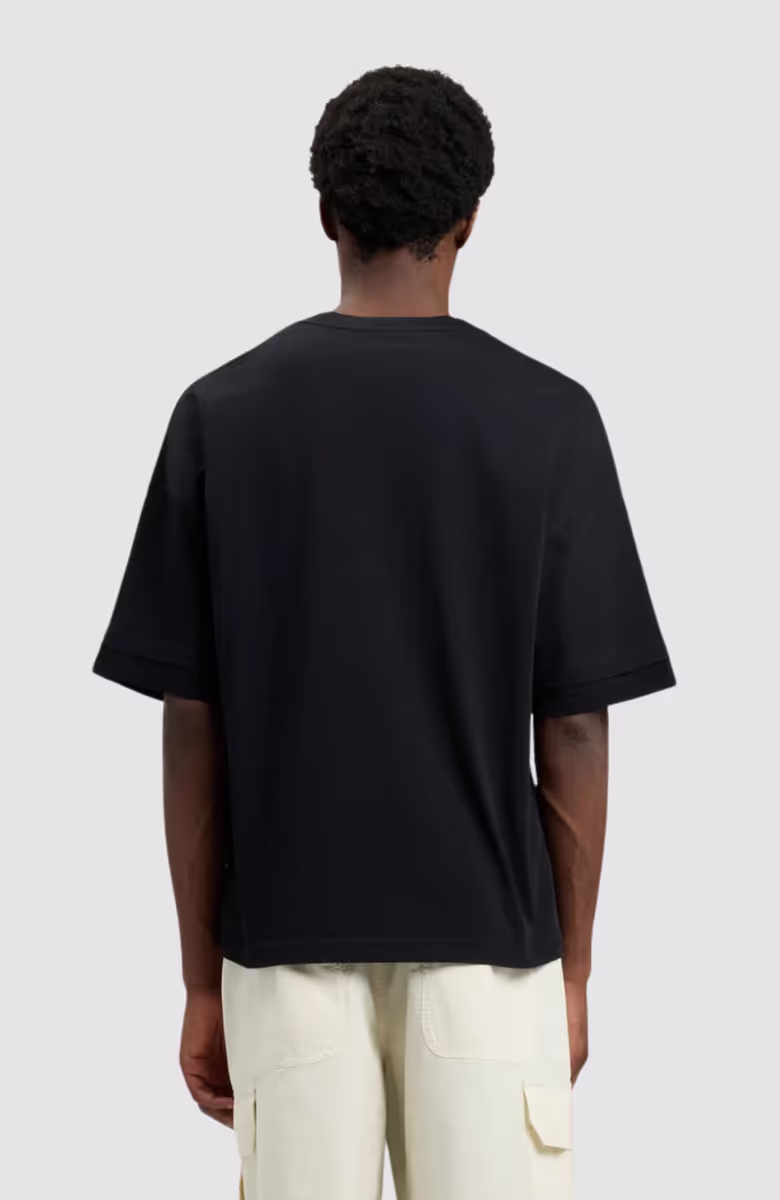 Curved Logo Loose Double Tee