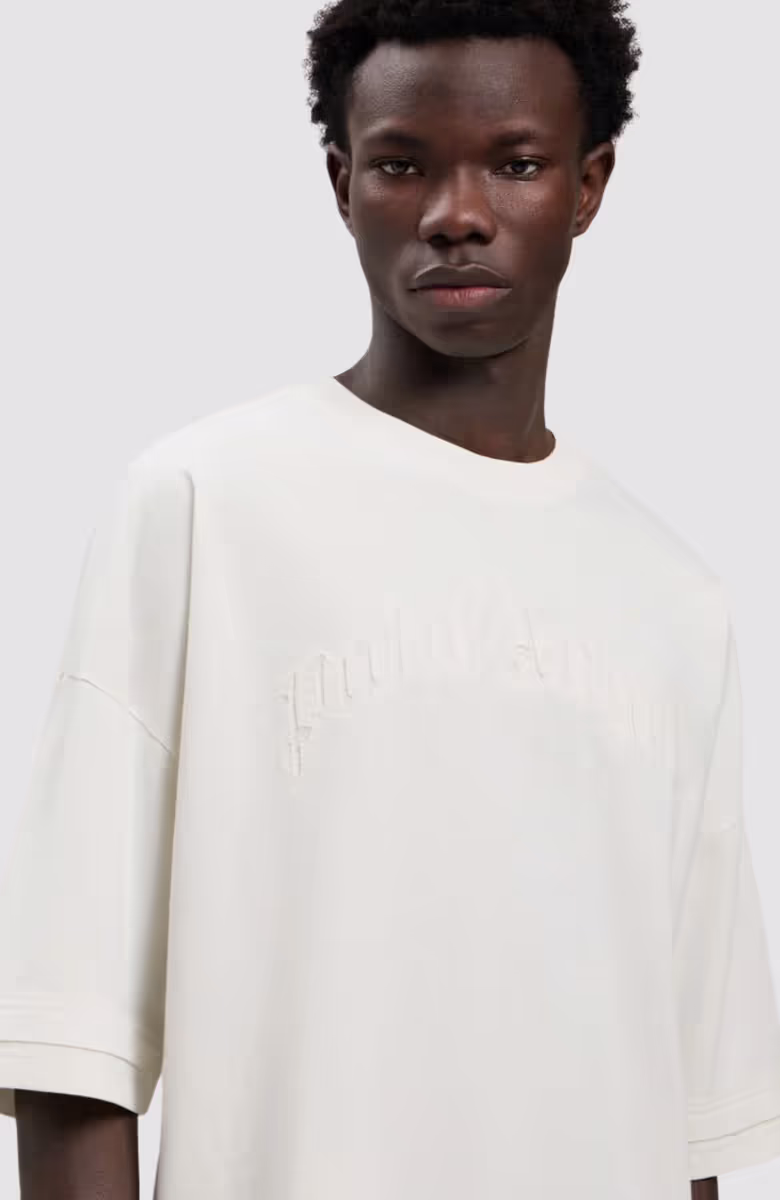 Curved Logo Loose Double Tee