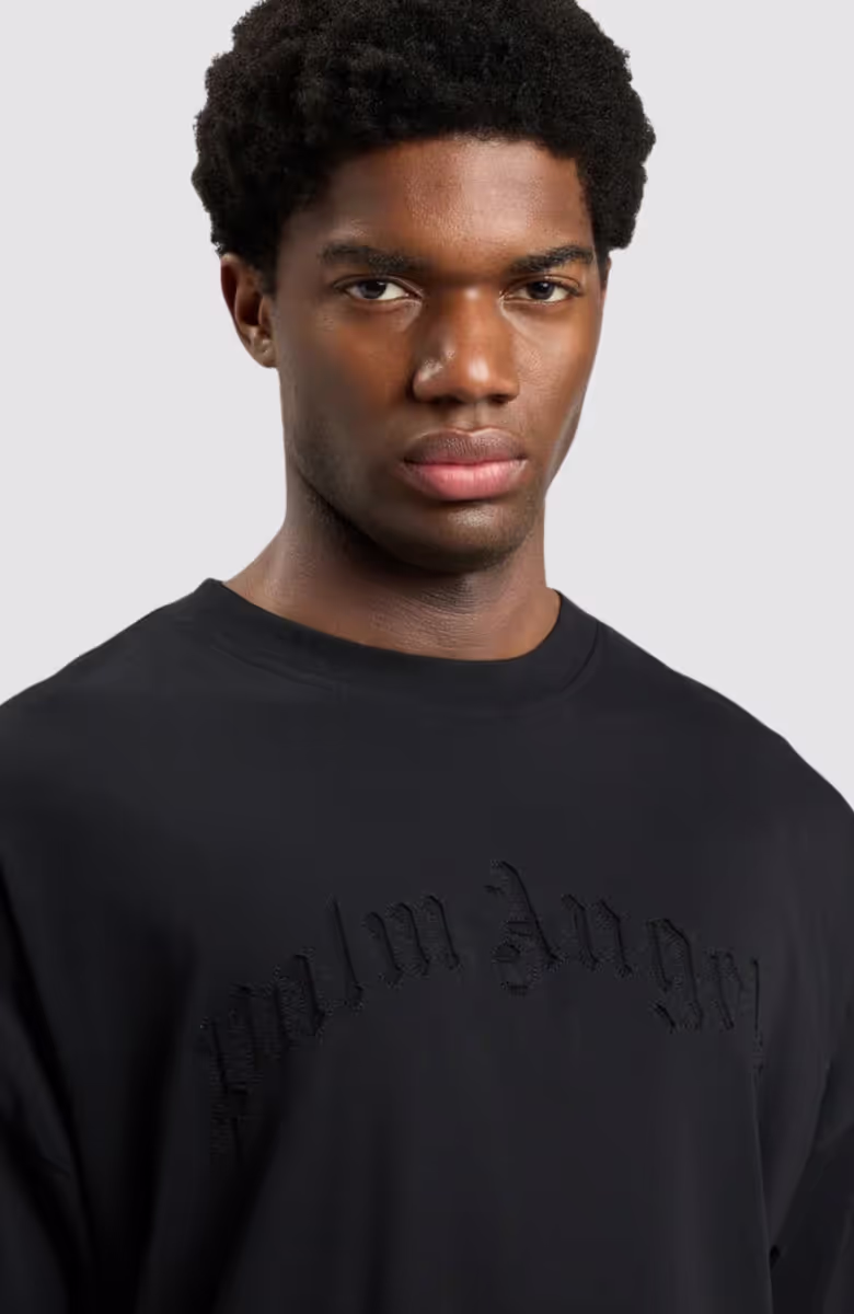 Curved Logo Loose Double Tee