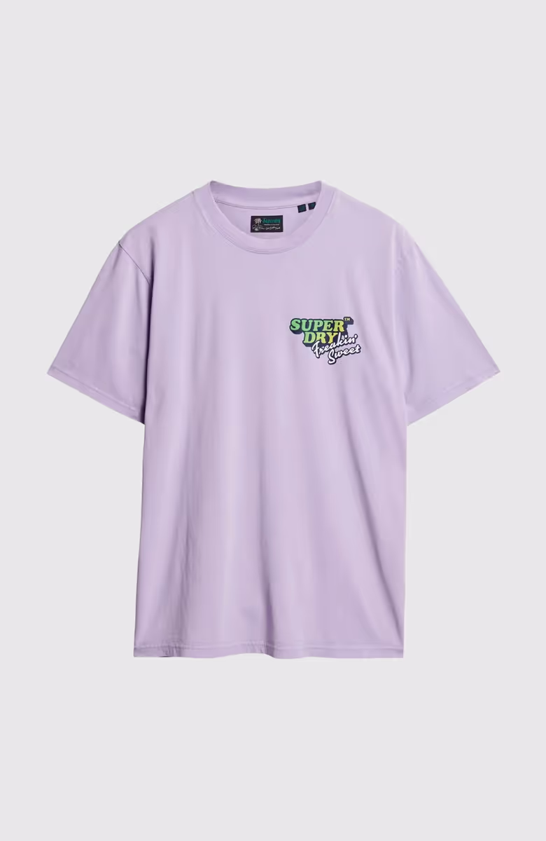 Neon Travel Chest Loose Tee Ub