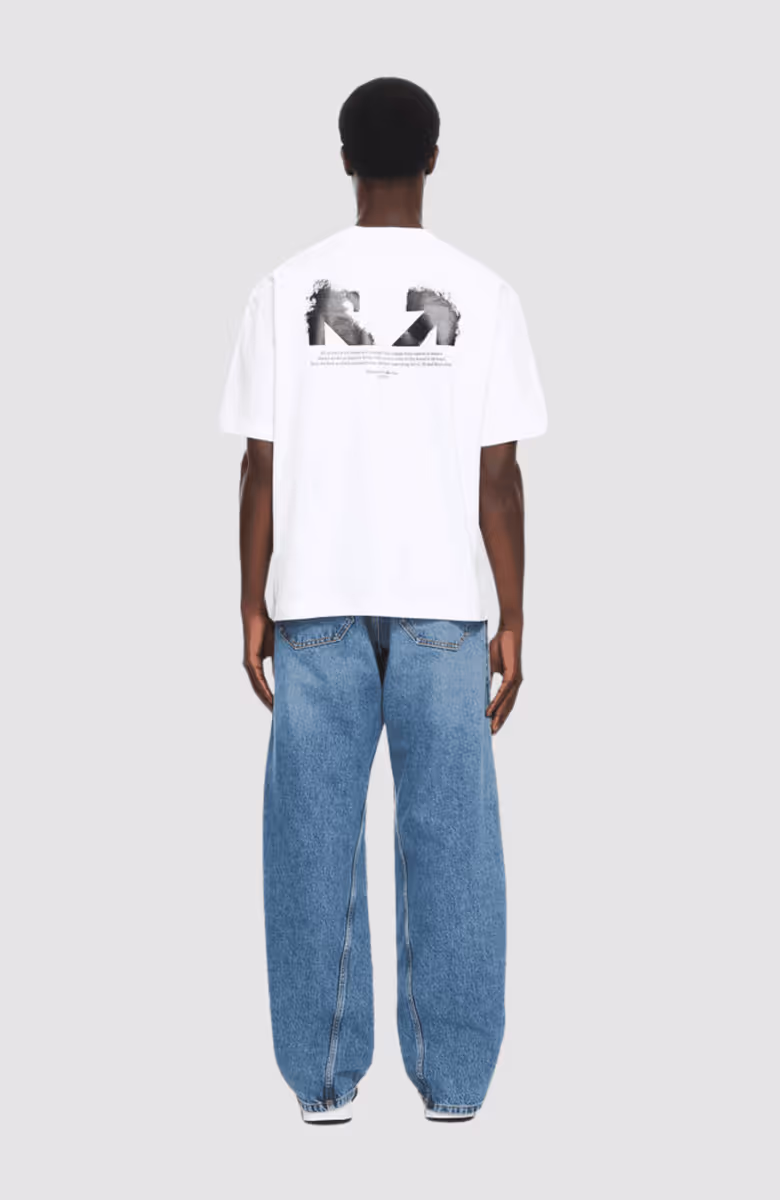 Half Arrow Twisted  Flare Jeans