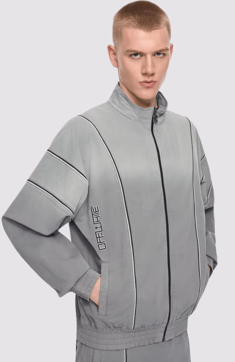 Relaxed Garment Dyed Tracktop