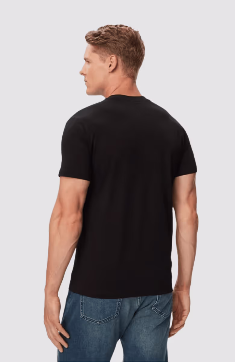 Klj Slim Stripes Logo Tee