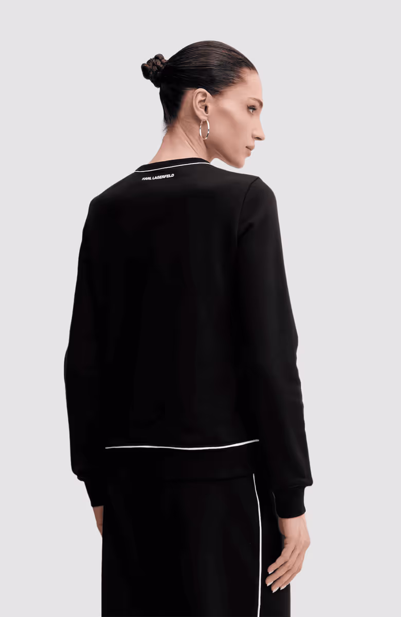 Logo Piping Sweatshirt