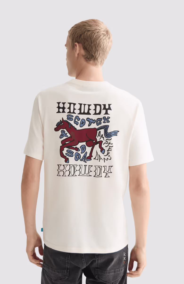 Front and back artwork regularfit Tshirt