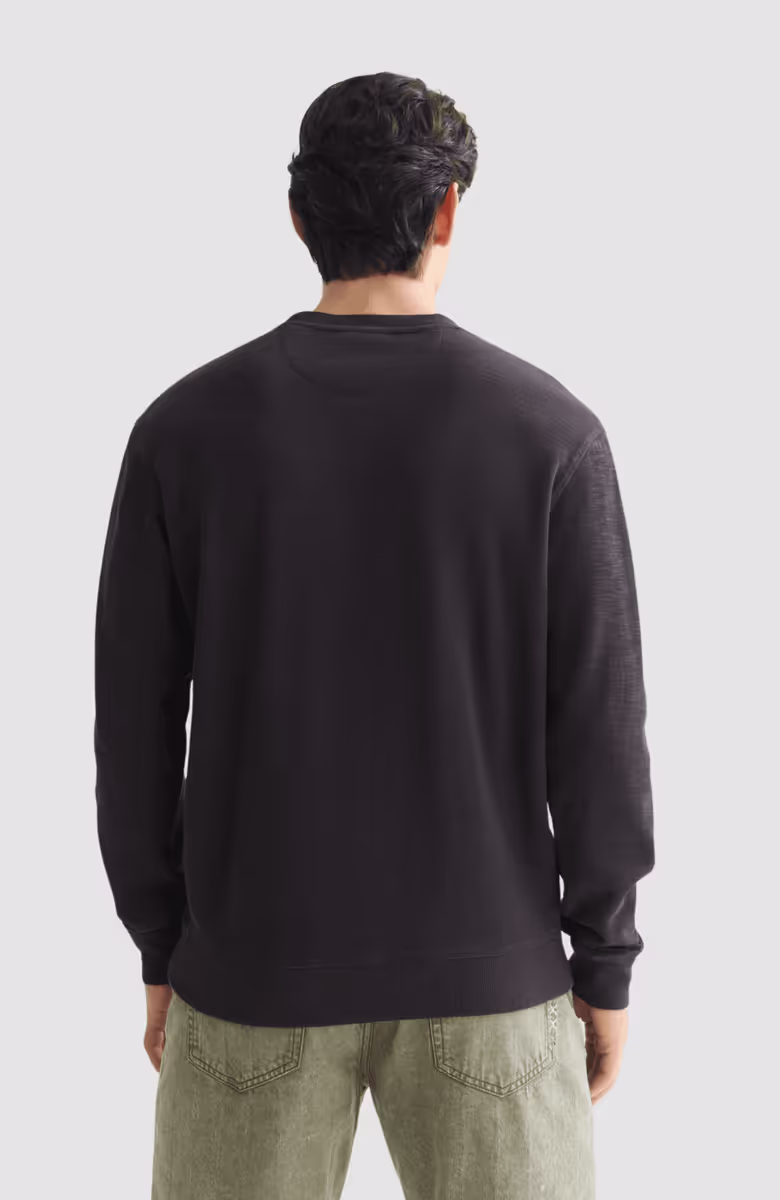 Garmentdyed regularfit sweatshirt