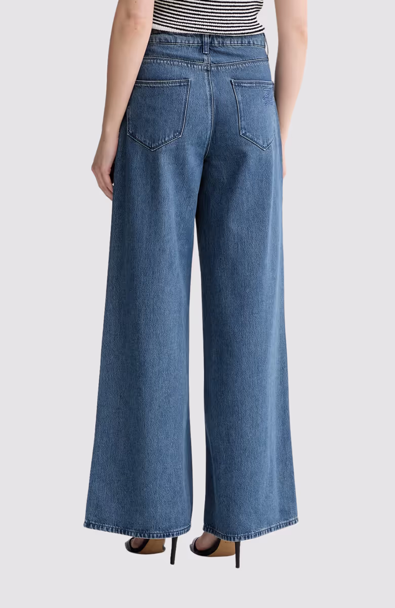Wide Leg Denim Pants