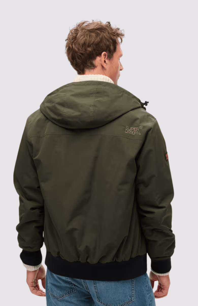 Surplus Nylon Hooded Bomber