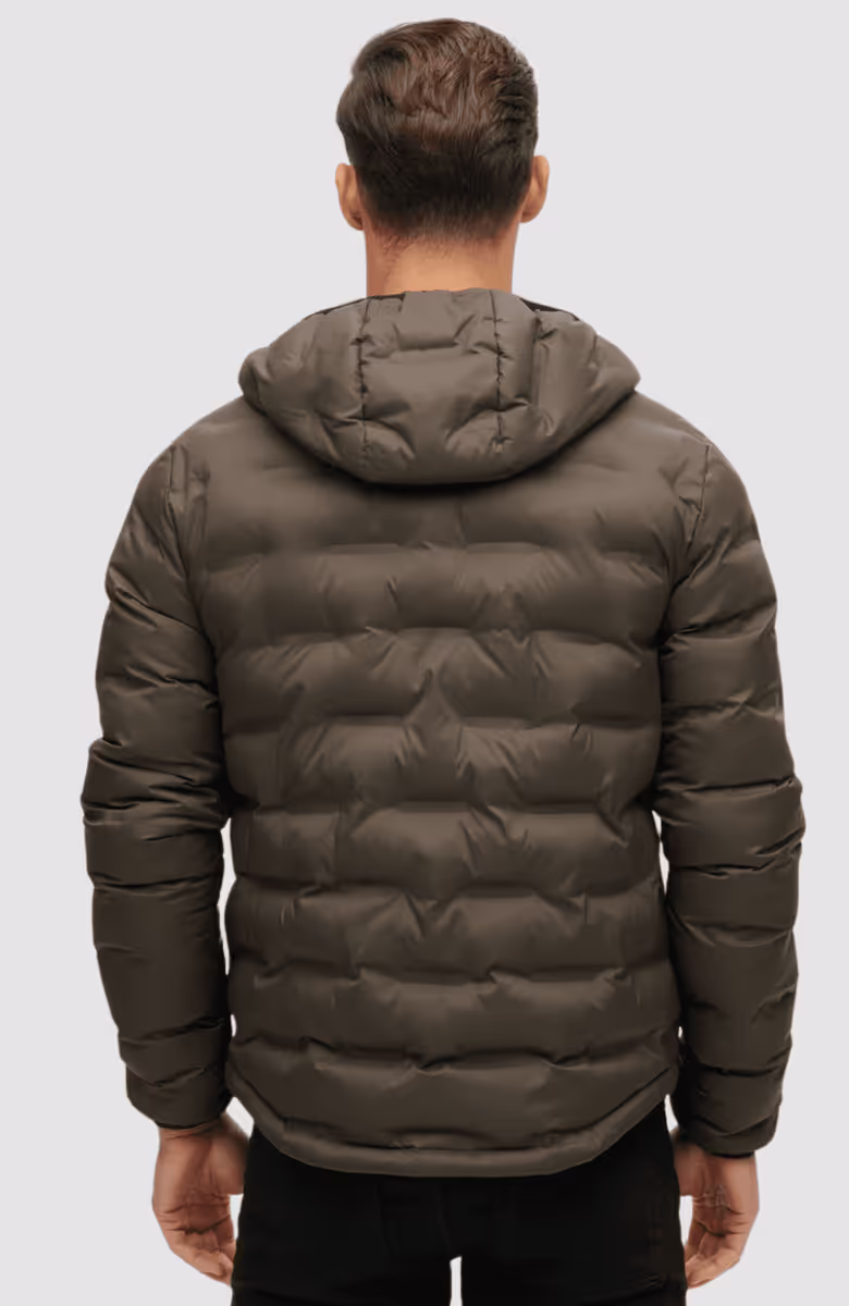 Hooded Quilted Puffer Coat