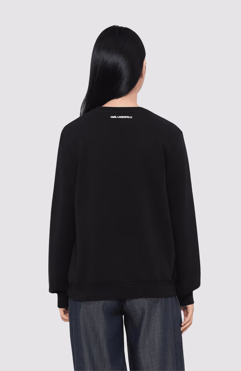 Logo Rhinestone Sweatshirt