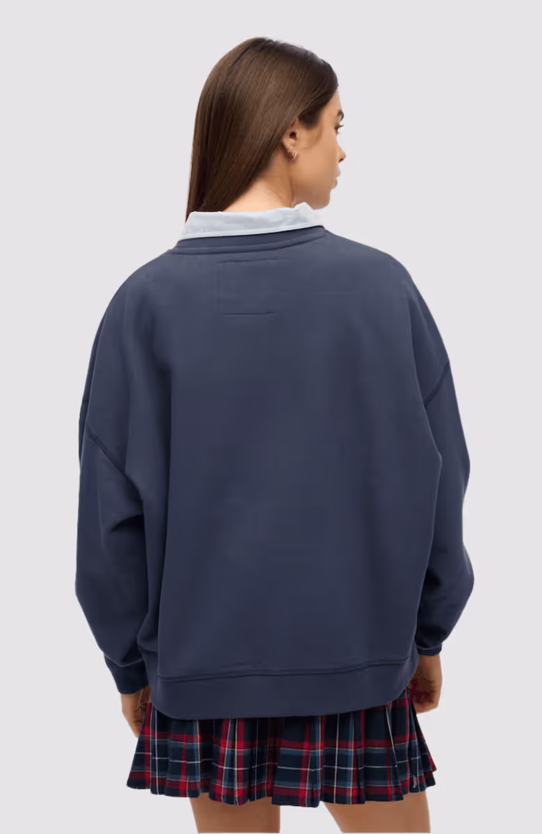 ATHLETIC OVERSIZED CREW 