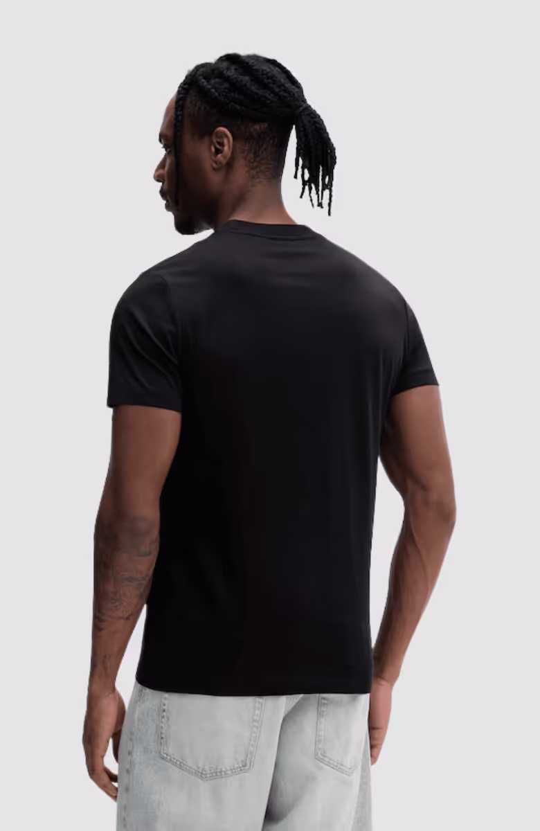 KLJ Slim Ss Frame Logo Tee