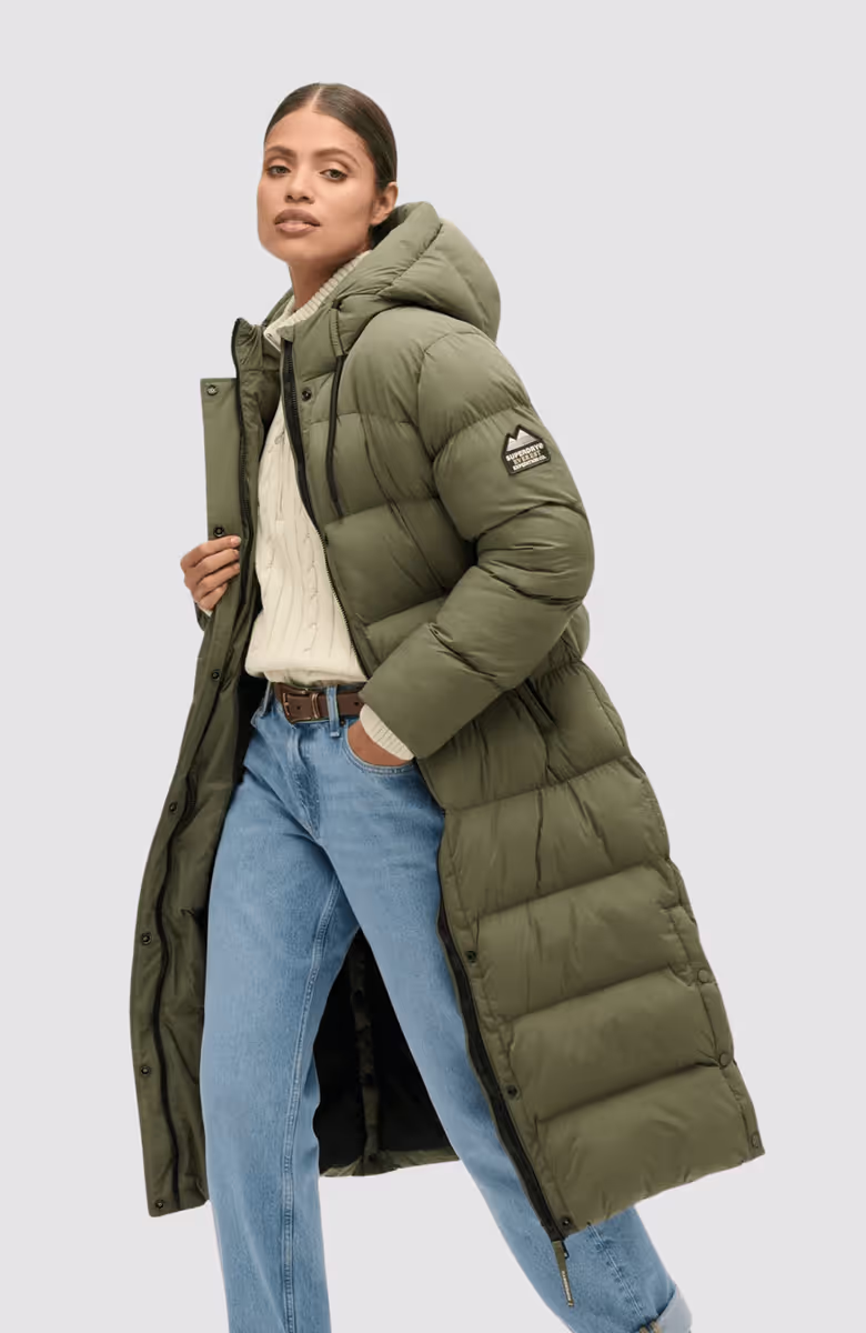 Ripstop Longline Puffer Jacket