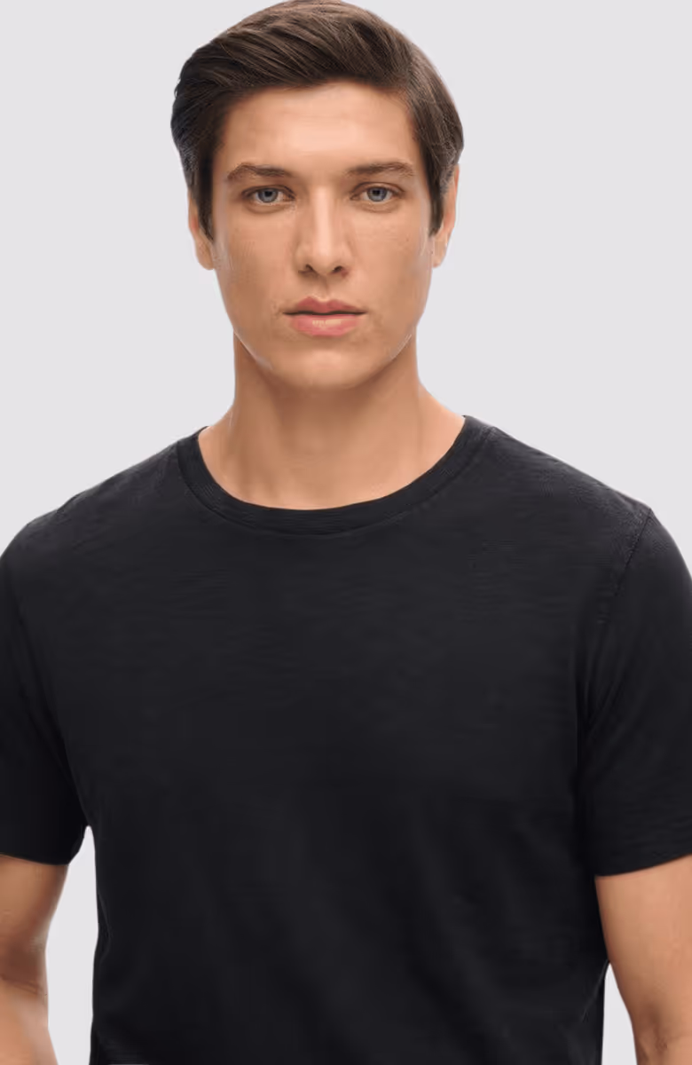 Crew Neck Slub Ss T-Shirt