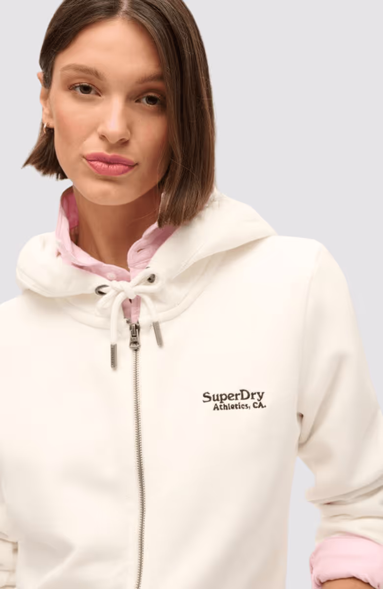 ESSENTIAL LOGO ZIP HOODIE