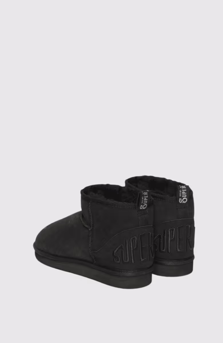 Suede Sherpa Mini Boot