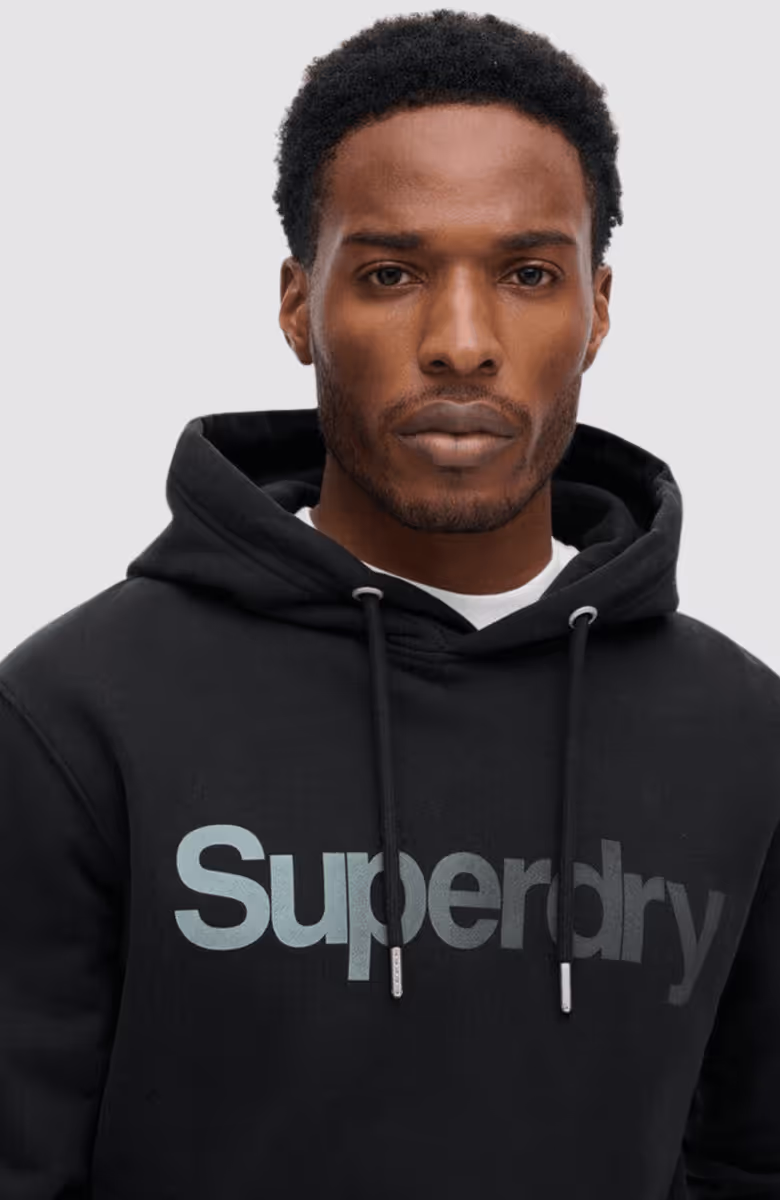 CORE LOGO FADE LOOSE HOOD