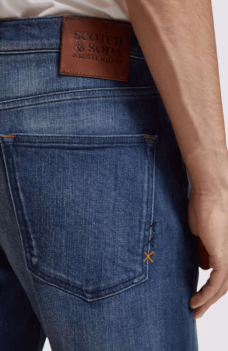 The Drop Regular Taper Jeans  Scenic Blauw