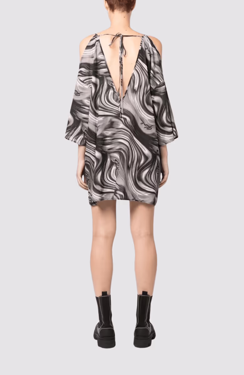 Multicolour Print Kaftan