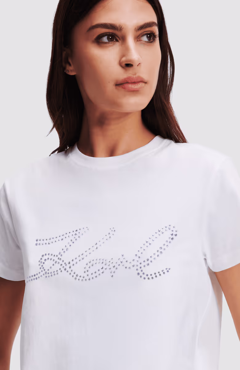 Rhinestone Logo T-Shirt
