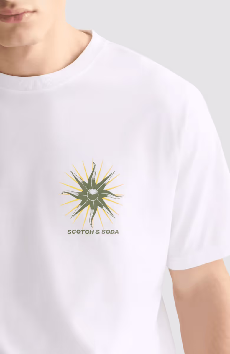 Front and back artwork regularfit Tshirt